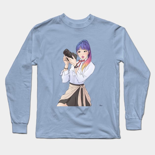 Instagram Long Sleeve T-Shirt by SILLVI